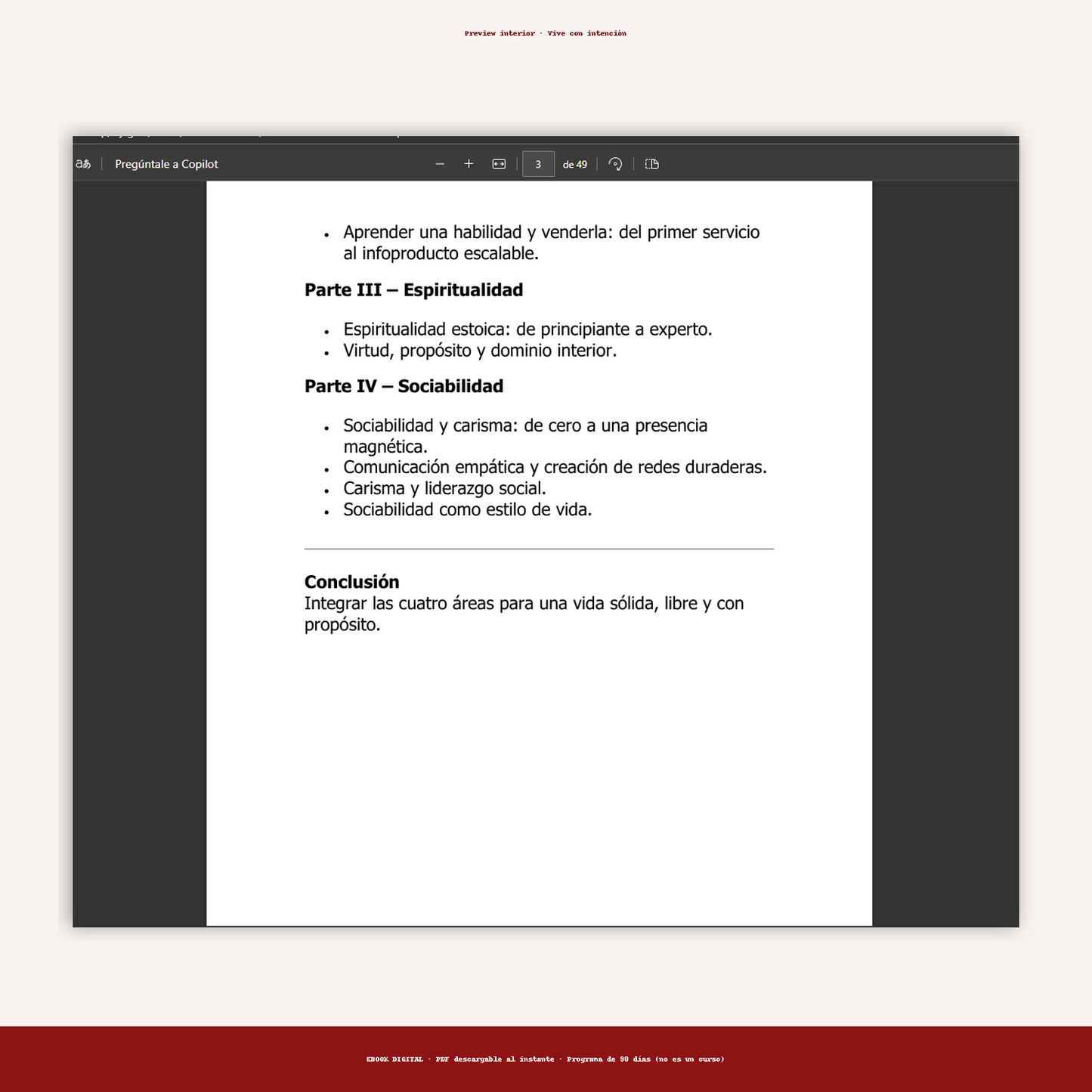 Vive Con Intención-Programa de Superación Personal En 90 días
